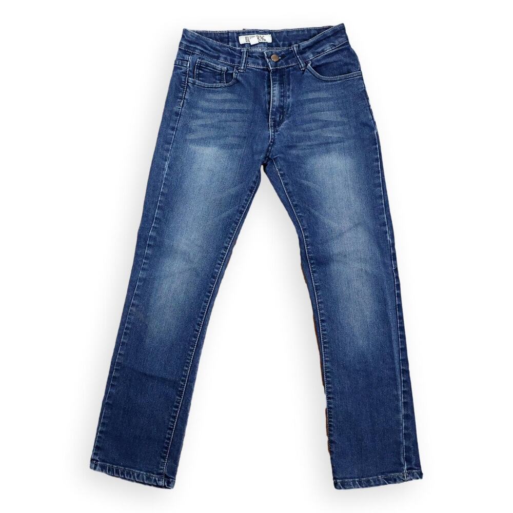 Blue Rag Girls Blue Denim Medium Wash Jeans 14 - Picture 2 of 11